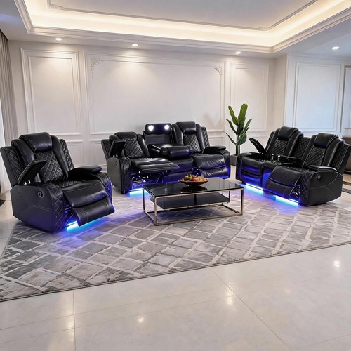 Black faux leather - faux,